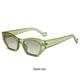 thumbnail image 4 of Jumpingount Gafas con montura pequeña y campo de visión de alta definición Gafas de sol de color caramelo Gafas sin montura Lentes Caja verde, 4 of 6