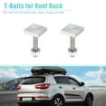 thumbnail image 2 of 2pcs Car Roof Rack T Shaped Bolt Rooftop Cargo Carrier Rack Bolt T Shaped Slots T Shaped Track Bolts W/ Nuts Washers, 2 of 6