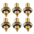 thumbnail image 1 of BESTYASH 6Ud Adaptadores De Válvula Universal Dorados Para Infladores De Neumáticos En Hogar Y Taller, 1 of 6