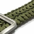 thumbnail image 4 of ParaLace EDC Green Survival 550 Paracord Belt with Stainless Steel Buckle, 52 inch, 4 of 11
