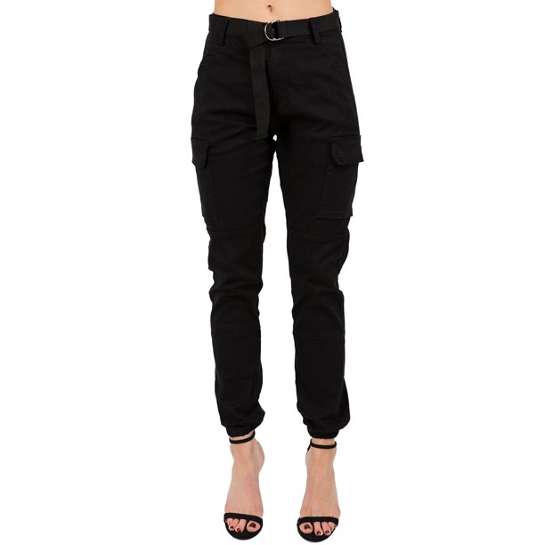 slim fit twill joggers