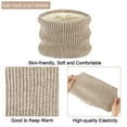 thumbnail image 3 of FZ FANTASTIC ZONE Kids Warm Knit Hat, Scarf & Glove Set, Khaki, 3-Piece, 3 of 6