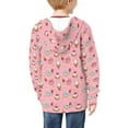 thumbnail image 4 of DISNIMO Ice Cream Hoodie Girl Strawberry Hoodie for Kids Girls Zipper Hooded Sweatshirt Boys 6-7 Hoodie Sweatshirts Little Girls Hooded Jackets Children Zip Up Hoodie Streetwear Doughnut Clothes, 4 of 7