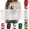 thumbnail image 3 of Enjoytime Halloween Sweatshirt for Women Ghost Pumpkin Print Long Sleeve Pullover Tops Cute Casual Crewneck Sweatshirts, 3 of 5