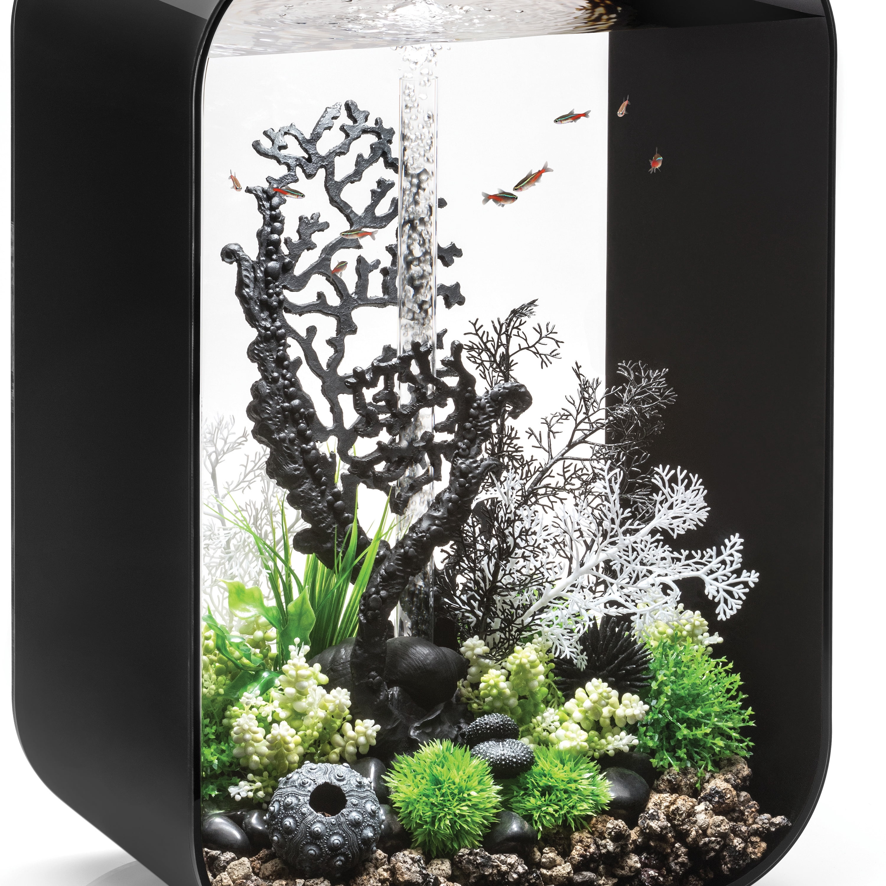 biOrb Black Fan Coral 16.10" Resin Sculpture