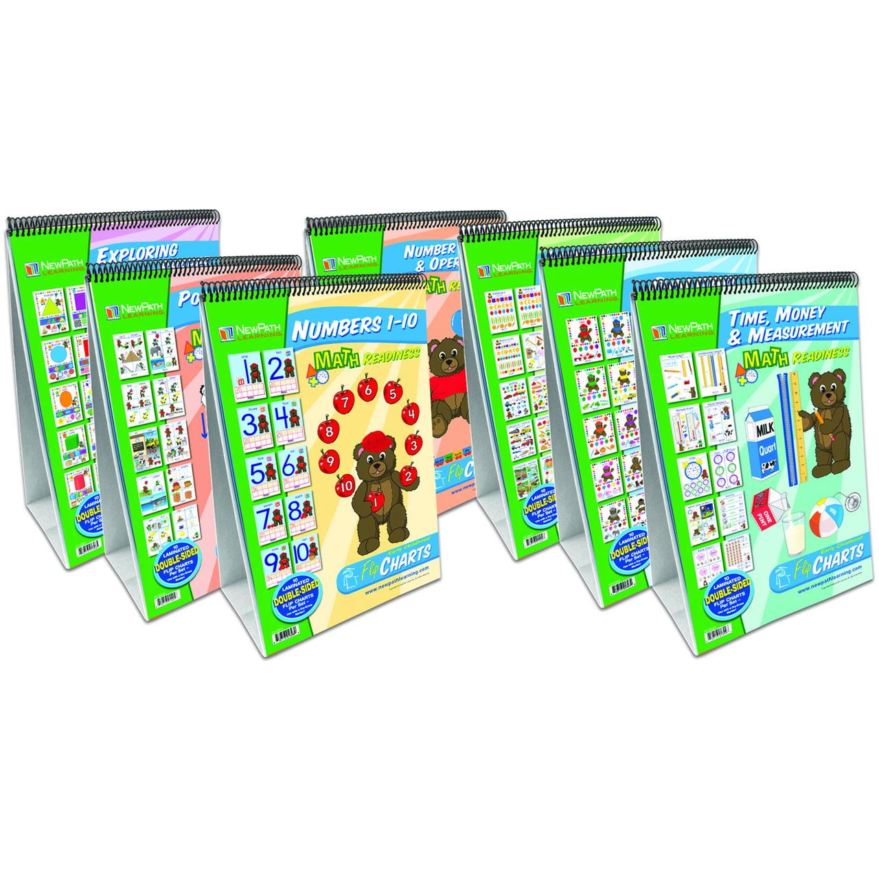 NewPath Learning Math Readiness Curriculum Mastery Flip Charts, Set of ...