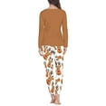 thumbnail image 3 of Renewold 2PCS Christmas Reindeer Pajamas for Women Warm Pants & Top Set Cozy Winter/Spring/Fall Round Neck Home Athletic Clothing Lightweight Loungewear Pj Size M, 3 of 4