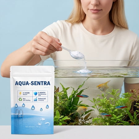Xhegex Water Clarifying Powder - Rapidly Purifies Aquarium Water for 6 Months, Mild Formula Safe for Sensitive Aquatic Creatures