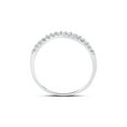 thumbnail image 4 of FB Jewels 14k White Gold Round Diamond Womens Slender Stackable Size 6 Wedding Band 1/6 Cttw, 4 of 4