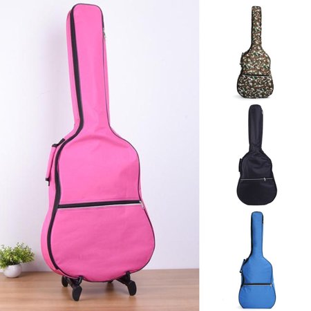 Meigar 41'' Waterproof Acoustic Guitar Bass Bag Gig Double Straps Padded Backpack Case Black Friday Big (Best Bass Guitar Gig Bag)