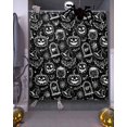 thumbnail image 3 of Halloween Theme Shower Curtain Set ，Waterproof Fabric Shower Curtains Pumpkin Witch Hat Shower Curtains for Bathroom,Bathroom Decor 36"x72", 3 of 6