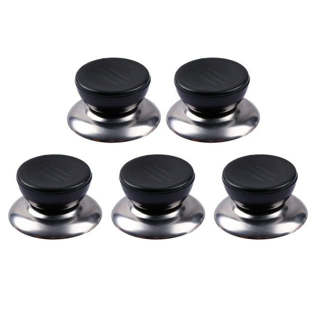 Perilla de olla de cocina, repuesto de cocina, mango de tapa de olla, perilla de sujeción, 5 uds.