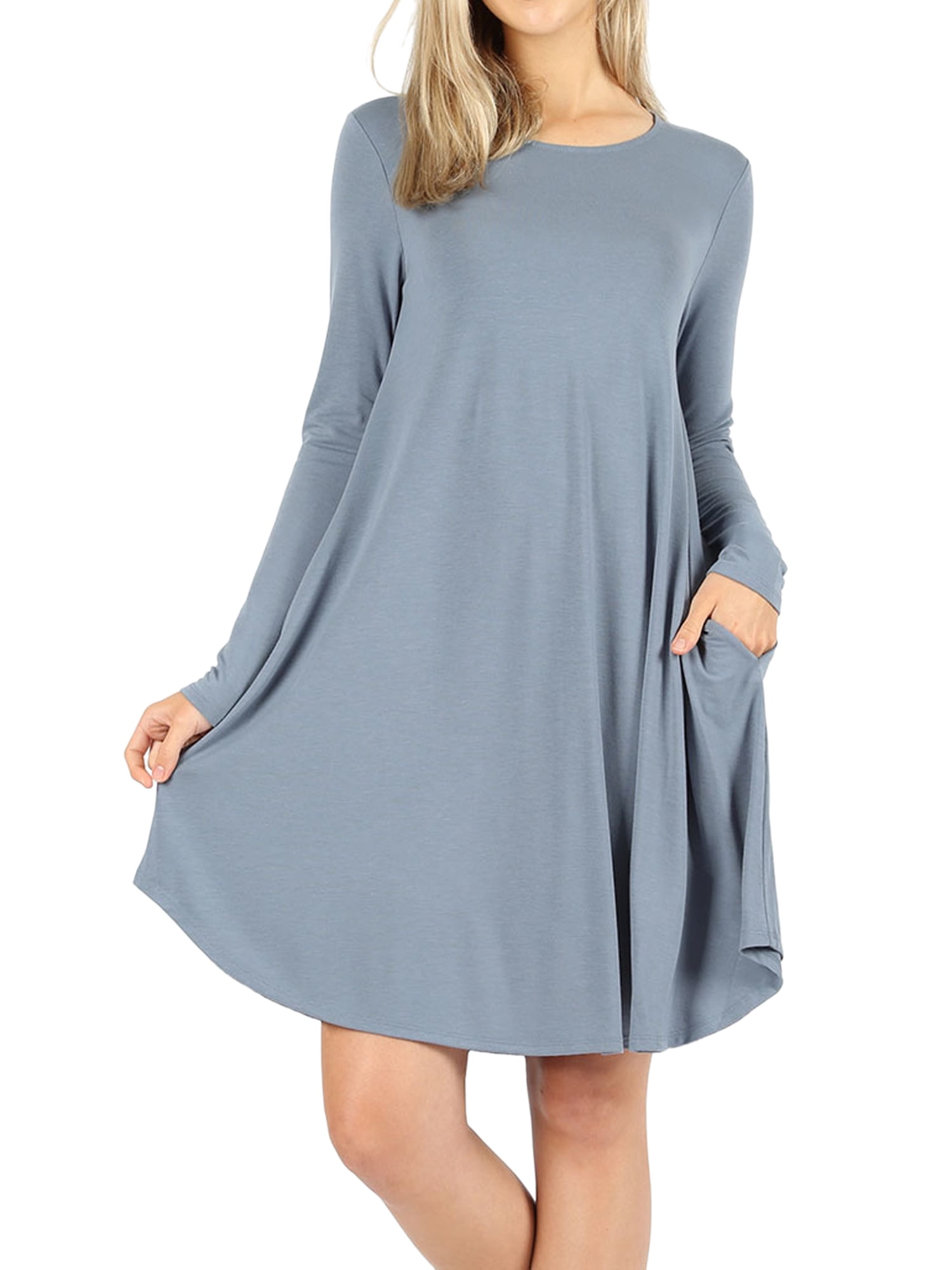 knee length tunic dress