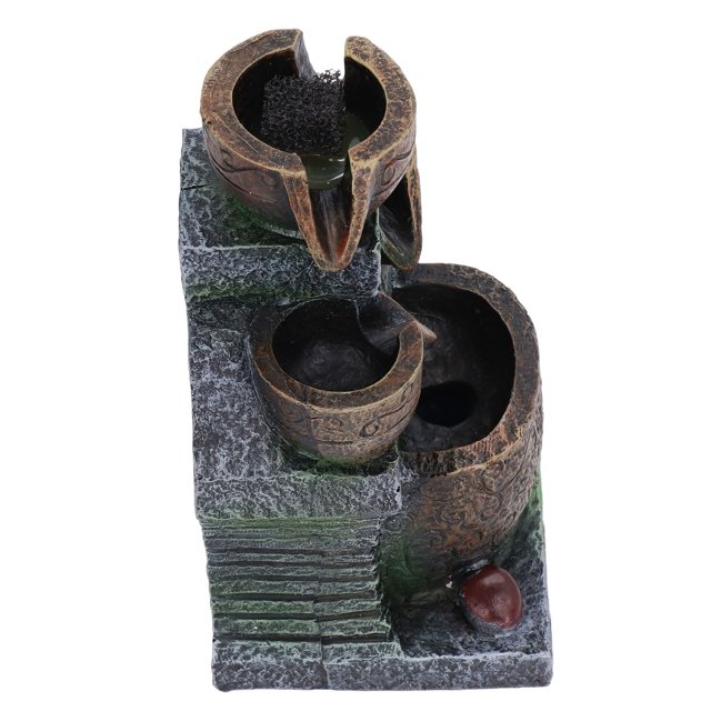 Fontaine Intérieure, Style Élégant, Placement Compact, Cascade Intérieure pour Bureau, Jardin, Extérieur