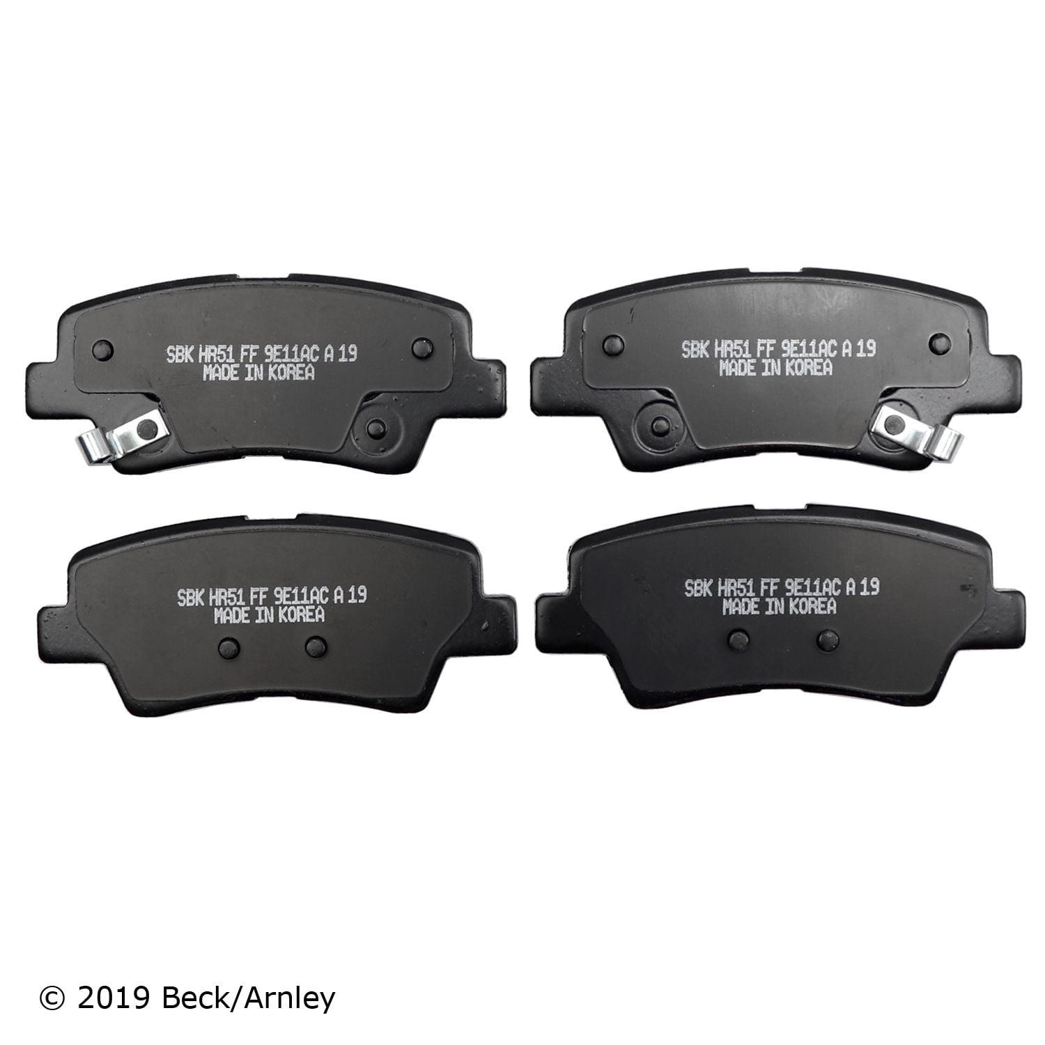 BeckArnley 089-2052 OE Brake Pads