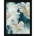 thumbnail image 2 of Alex Black 15x18 Black Modern Wood Framed Wall Art Titled - Blue Tropical Palms, 2 of 6