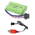thumbnail image 2 of 14500 7.4v 1200mah Lipo Battery With Charger For Electric Toys Water Bullet Gun Spare Parts 7.4v Battery For Rc Toys Cars, 2 of 4