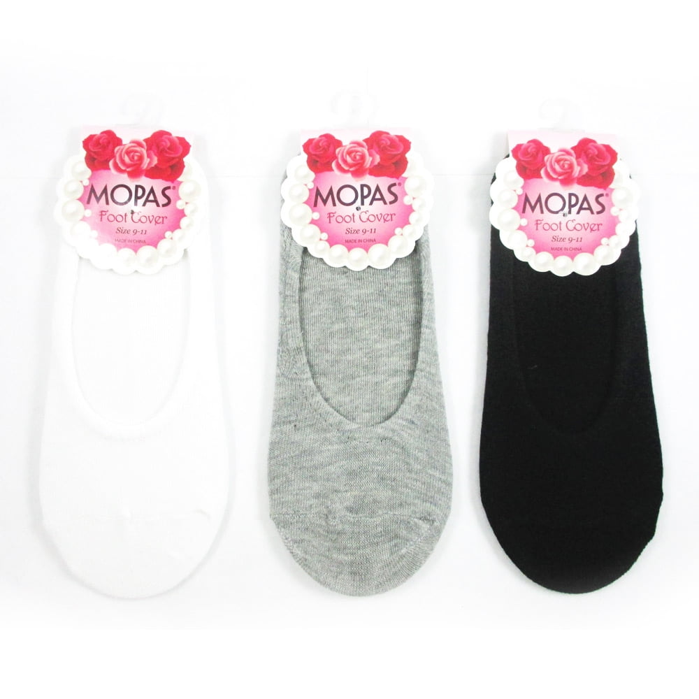 ATB - 3 Pairs Womens Foot Covers 