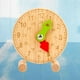 thumbnail image 3 of Reloj didáctico de madera que dice la hora, modelo para niños, niños y niñas, regalo Estilo 1, 3 of 9