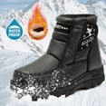 thumbnail image 1 of Botas de nieve de invierno para hombre, impermeables, cálidas, además de felpa, zapatos informales antideslizantes para exteriores, botines para hombre Wmkox8yii 123q718, 1 of 9