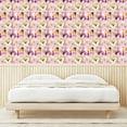 thumbnail image 3 of Ambesonne Colorful Flowers Peel & Stick Wallpaper for Home, Innocent Floral, 13"x36", Rose and Multicolor, 3 of 5