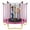 Pink without Basketball Hoop, variant on 5.5ft Kids Mini Trampoline without Basketball Hoop, Safety Enclosure Net, U-Shaped Stable Legs & Foam Padded Poles, Indoor Outdoor Toddler Trampoline, Pink
