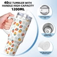 thumbnail image 3 of Pofeuu Floral Strawberr Print 40oz Ice Bully With Handle And Straw Stainless Steel Vacuum Insulated Cup And 2 In 1 Straw Lid, 3 of 8