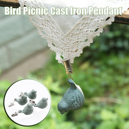 

PhoneSoap Bird Dining Weighted Tablecloth Pendant Pendant 4PCS Outdoor Clip Windproof Tools & Home Improvement multicolour