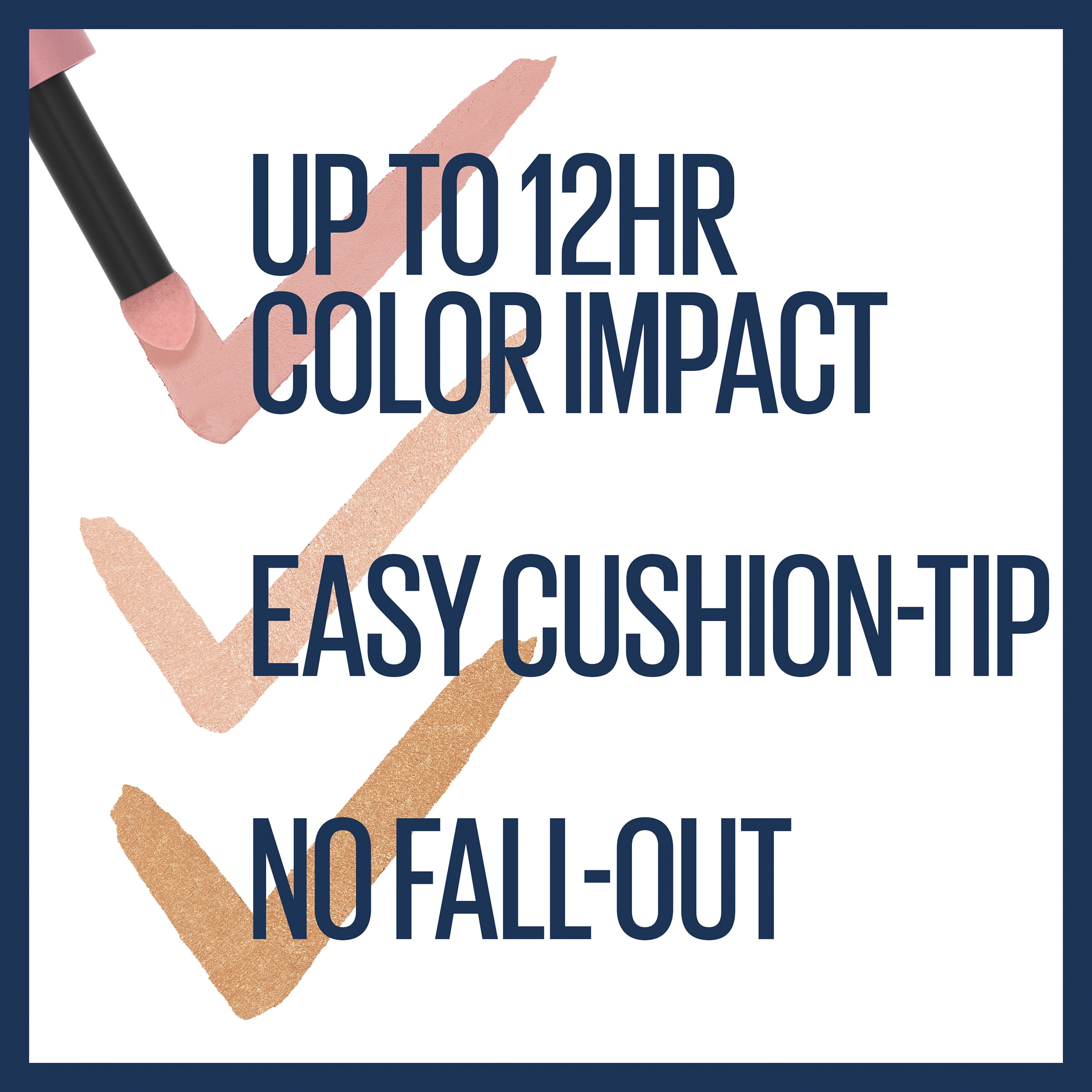 Maybelline Color Strike Cream-to-Powder Eye Shadow Pen Makeup, Crave, 0.012 fl. oz.