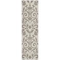 thumbnail image 2 of Addison Rugs Chantille Indoor/Outdoor Transitional Floral Taupe Washable Runner Rug, 2'3" x 7'6", 2 of 6