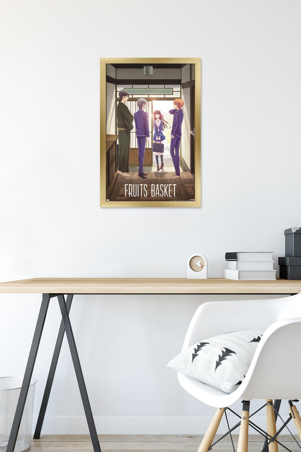Fruits Basket - Teaser Protagonists Wall Poster, 14.725" x 22.375" Framed