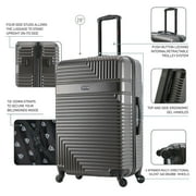 InUSA Resilience 3-Piece Hardside Luggage Sets with Spinner Wheels, Handle, Trolley, (20/24/28), Charcoal