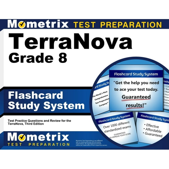 Terranova Grade 8 Flashcard Study System : Terranova Test Practice Questions & Exam Review for the Terranova, Third Edition (Cards)