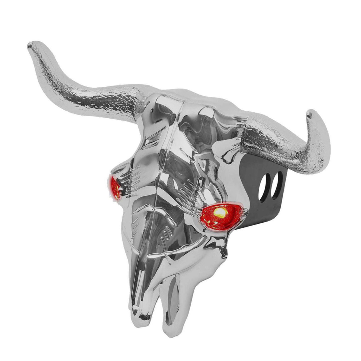 Bully CR-420L Bull Skull Hitch Cover With LED 
