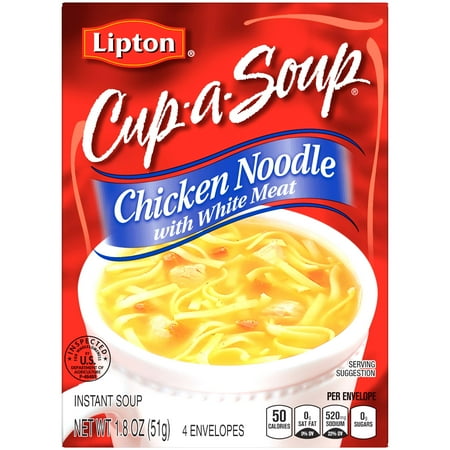 UPC 041000014802 product image for Lipton Cup-a-Soup Chicken Noodle  1.8 oz  4 Pack | upcitemdb.com