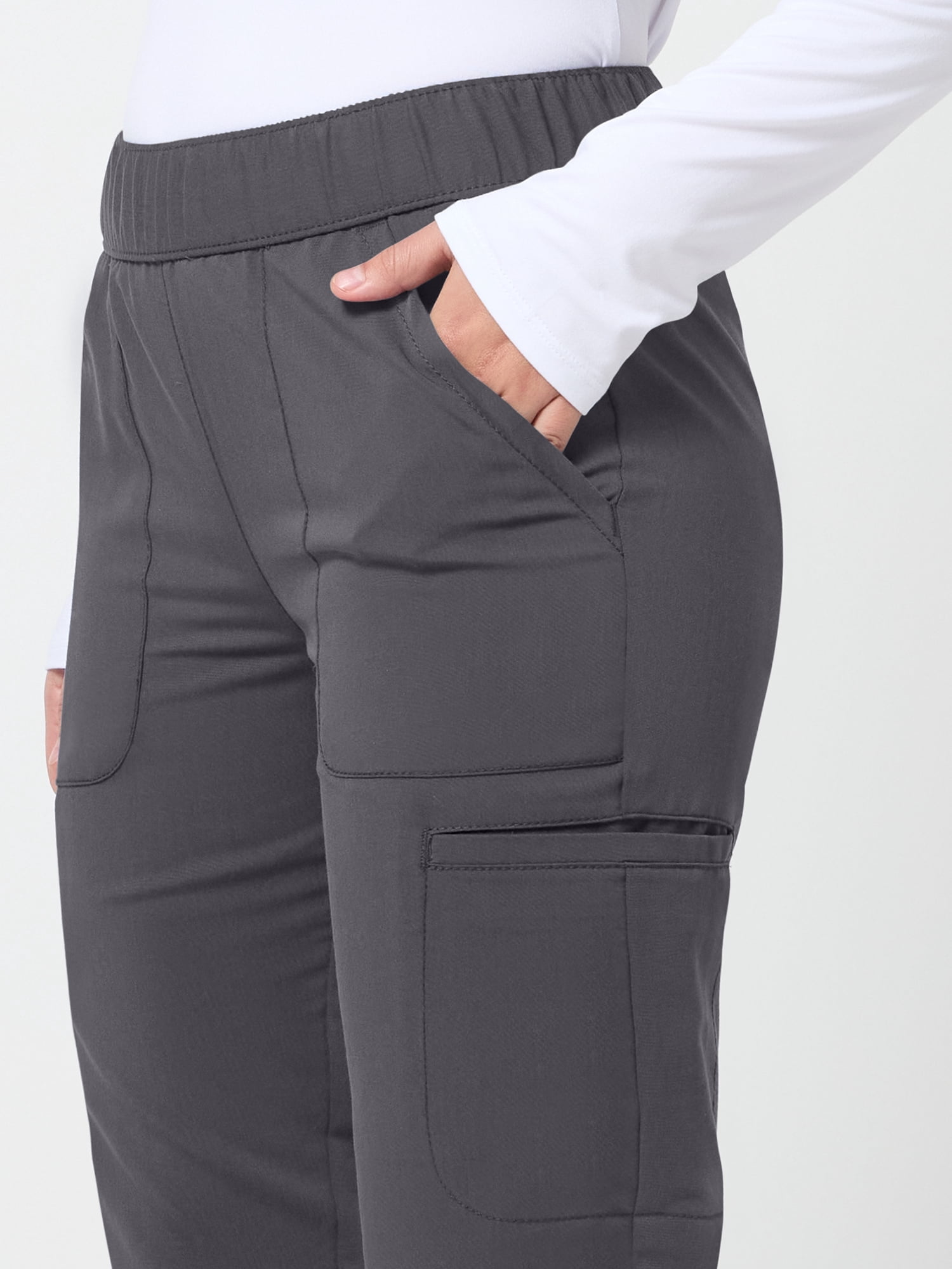 Scrubstar Ultimate Women’s Antimicrobial Cargo Jogger Scrub Pant, Sizes XS–3XL