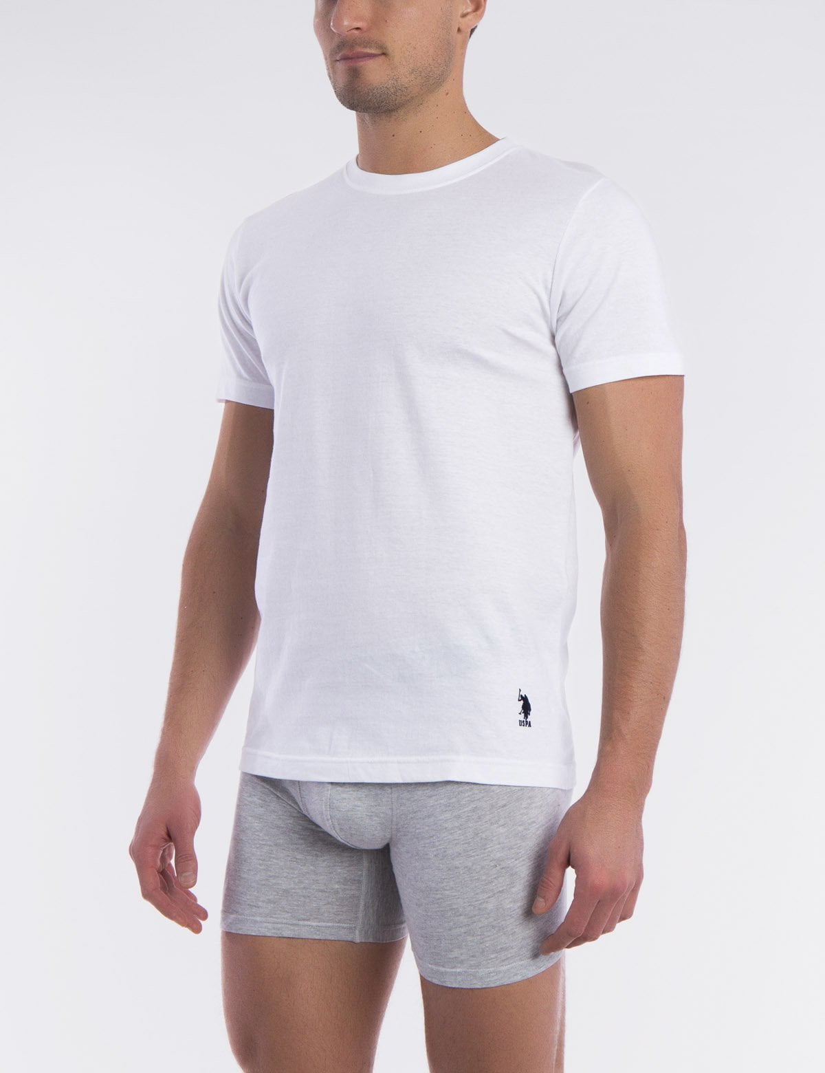 polo with undershirt