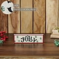 thumbnail image 4 of Jolly Snowflake Block Sign 3x10, 4 of 5