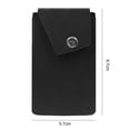 thumbnail image 6 of Leaveforme Cellphone Card Holder Multifunctional Adhesive Sticker Elastic Stretchy Decorative Card Storage Silicone Mobile Phone Back Cards Wallet Case Credit ID Card Holder for Travel, 6 of 8