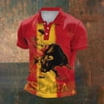 thumbnail image 2 of SJLDQY Mens 2026 Spain Soccer Polo Shirts Short Sleeve International Football Shirts for Men Spanish Bullfighting Graphic Lightweight Summer Workout Golf Shirts, 2 of 3