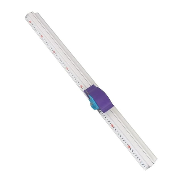 veasfak Aluminum Cutting Positioning Track Ruler Precision Photo Paper Trimmer Ruler 100cm