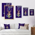 thumbnail image 4 of Designart Portrait de Cerf de Noël Mignon Art Mural Encadré Moderne et Contemporain, 4 of 4