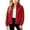 01-Red, variant on Posijego Kids Girls Boys Fleece Jackets Full Zip Casual Coats Spring Fall Sherpa Outerwear for Toddler