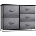 thumbnail image 1 of Commode à 5 Tiroirs - Noir, 1 of 7