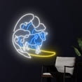 thumbnail image 3 of Handmadetneonsign Cow Surfing Neon Sign, Surfing Cow Neon Sign, Custom Summer Gifts, Animal Surfing, 3 of 5