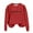 Red-491, variant on Riecok Xmas Plain Crewneck Hoodless Sweatshirt Women Crewneck Soft Fashion Holiday Lounge Outfit Casual Graphic Pullover Comfy Oversized Loose Fall Beige L