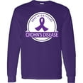 thumbnail image 3 of Inktastic Crohn's Disease Hope Fight Cure Long Sleeve T-Shirt, 3 of 5