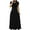 Black dresses for women, variant on Baikeli Prime Dresses for Women Women's Summer Solid Color Short Sleeved V-Neck Waistband Women's Long Dress Casual Dresses for Women 2024
