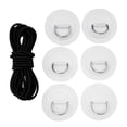 thumbnail image 4 of Accesorios para kayak - 6 parches D de repuesto/cuerda elástica para canoa inflable de PVC Blanco, 4 of 8