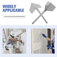 thumbnail image 3 of FONDOTIN Stainless Steel Trowel Drywall Corner Tool Silver 2Pcs 5.9X2.3X0.3In, 3 of 8